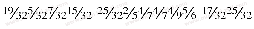 SERI Geology AGSO1字体转换
